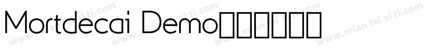 Mortdecai Demo字体转换